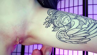 Zirael Rem Gets Drilled And Creampied Her Pink Pussy In