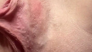 Forming Different Shapes with My Big Labia Pussy Lips & Putting Them in