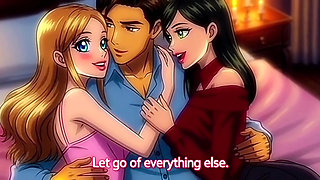 My stepbrother fucked me and my friend alone at home