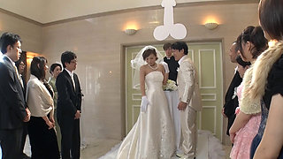 Asian Bride getting fucked on the wedding Ceremony