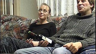 Vintage blonde's raw passion captivates with a wild, intimate sensual charm