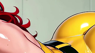 Yoghurt Party: 3D Comic Latex Vigilante POV (4k, Uncensored Ai Hentai)