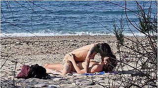 Beach Sex - Hot And Passionate - Squirting: 7.40, 13.25 Video Shot With My New Telephoto Lens With Brisen Lestrange