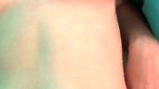 Cute teen gives head to the black dude while loves to watching her