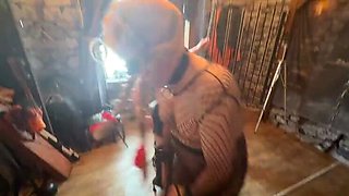 Domina Satana Punishes Slave Andrew in Hardcore BDSM Dungeon Part 1