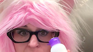 At the Airport Getting Ready for Some More Anal Training