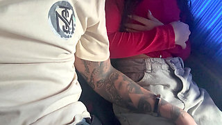 Road to Medellin; Jerkoff and Fingering Pussy with in Service Bus