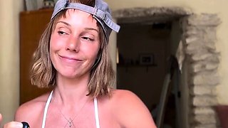 Big boobs milf masturbates with her dildo