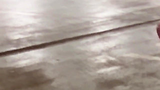 Risky Car Sex in Public Parking Garage - Started with Handjob, Ended Doggy!