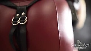 Diana Von Rigg's Rough Femdom - Deep Throat Gagging & Hard Anal Pegging Punishment