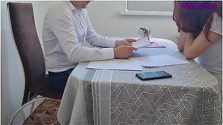 Student Swallows Teachers Cum