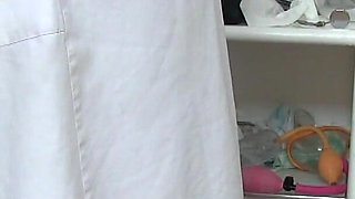 Mature gyno spot - old perverted gyno doc secretly records his young female patient on cam