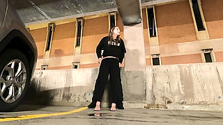 Showing off and Almost Caught Fucking Date Night