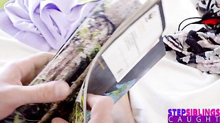 Masturbation porn with fascinating Mia Malkova and Jillian Janson from Step Siblings Caught