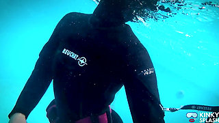 Thick 8mm Beauchat Wetsuit Buoyant Tease Session