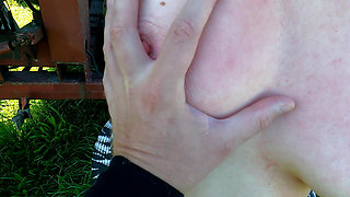 Naked Tits Banging Between the