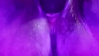 Pounding My Pussy with Big Dildo Stimulating My Big Clit