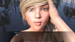 Intense romantic kissing in episode two with a light-haired virgin