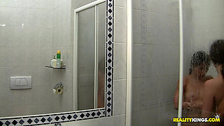 Euro Sex Parties - Ria, a Dark Haired, Dark Skinned Hungarian and Tifany a Light Skined