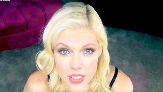 Amateur Blonde Dons Lingerie And Fucks