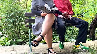 My stepmom helps me prepare for my literature test with a special hands-on lesson