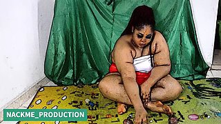 Big Ass Witch Doctor Fucked Hard Doggy Style By BBC - Homemade Mature Blowjob & Huge Anal Sex