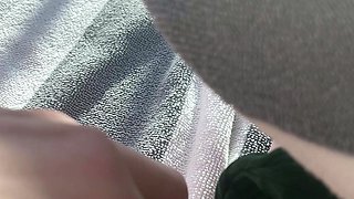 Pulled amateurs close up car sex