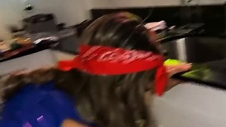 brunette babe with big boobs is so hot