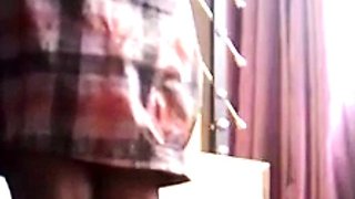 Belting my slutty cheeky stepdaughter's ass