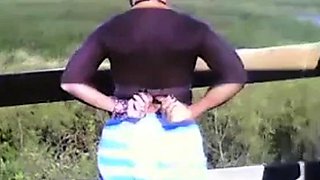 Office Worker Blows Her Boss Outdoors