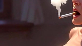 Granny Smoking Through Hairy Pussy - Orgasmic Bondage