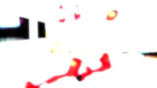 anal creampie for asian hooker in red stockings