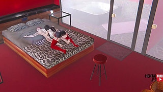 Hentai Asian Girls Blowjob to His Step-brother