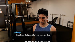 Busty Stepmom Touching Herself After Doing Gym Workout with Me