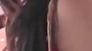 Brunette Babe Deepthroats Throbbing Cock in Gloryhole Bathroom Frenzy