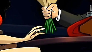 Valentine's Day. Cartoon in Which a Wife Is Fucked in a Public Toilet