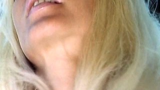 Blonde emo amateur solo masturbation