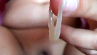Creamy Masturbation Webcam Show