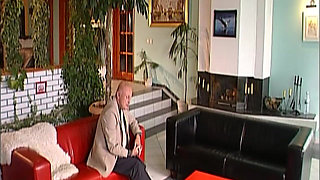 BBC Stretches Blonde Pussy Wide - Granny Eats Pussy