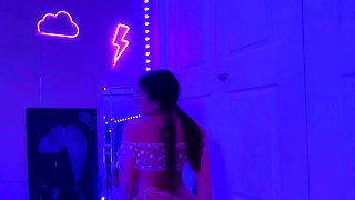 Xxlayna Marie's First Ever Anal Solo In Front Of Mirror Big