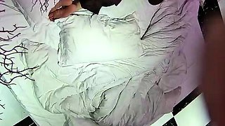 Amateur wanking in lingerie