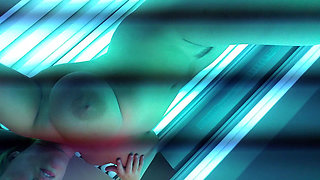 Some Naughty Tanning Bed Fun!