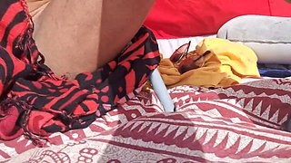 Hotsportfitboys Horny Exhibitionist Beach Cock Flash: Rough Stroke Sparks Massive Hard Boner