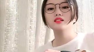 Close up POV of teen sucking cock