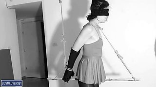 BDSM Lovers91: Submissive Slut Cums Hard in Bondage - Standing Orgasm & Squirting