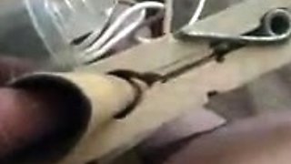 Sexy solo girl loving masturbation with toys