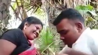 Desi Bahbhi Boobs Sucking And Outdoor Fucking