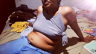 Going Room with a 37 Year Old Next Door Living Aunty Rozi