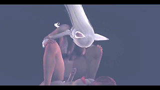 Boku No Hero Academia Hentai - Usagiyama Fucked by Two Boys and Uses Her Big Boobs - Japanese Asian Manga Anime Film Game Porn