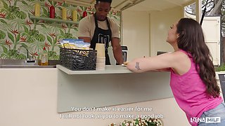 Latina Milf Fucked by BBC Outdoors - Food Truck Hookup feat. Catherine Knight